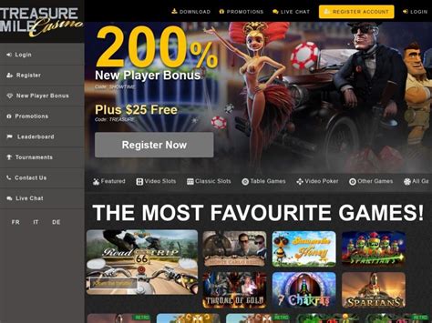 Treasure Mile Casino is Rated 3 out of 5 in 2024 1 Bonus.